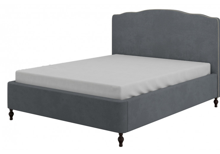  Кровать Лорето 1600х2000 Холодный Серый С металлокаркасом