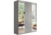 Шкаф-купе Прайм 3-х дверный (Зеркало/ЛДСП/Зеркало) Бетон