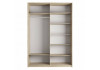 Шкаф-купе Прайм 2-х дверный (Зеркало) Бетон