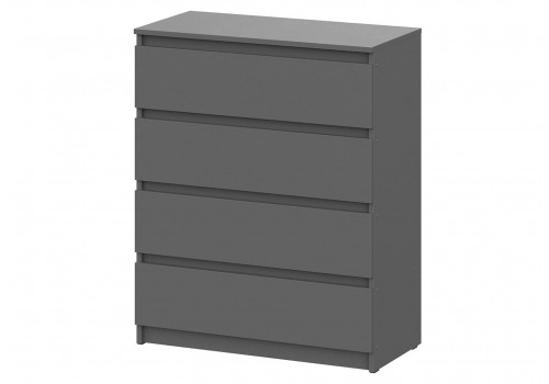 Комод 4 ящика «Денвер» Графит
